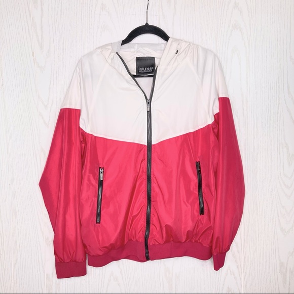 Riflessi Collection Premium Edition Windbreaker Jacket Pink and White - Picture 6 of 14